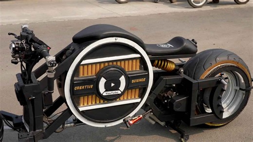 Indian students build AI-powered Batman-style motorbike using scrap metal