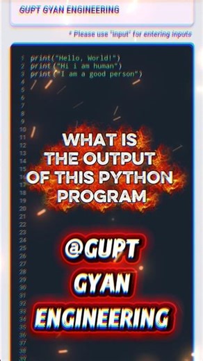 PYTHON PROGRAM OUTPUT | #python #viral #trending #viralshorts #shorts #engineering