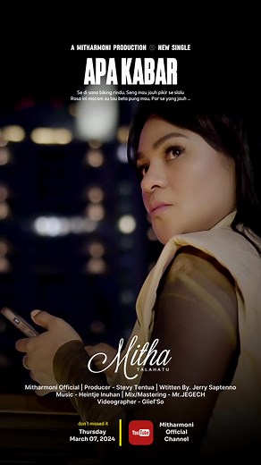 Mitha Talahatu dan Suami Terbaru 2024 - Lagu Rindu Anakku Sayang