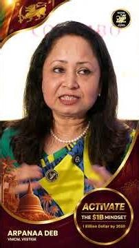 Vestige 22nd Anniversary – Colombo | Arpanaa Deb Activating 1 Billion Dollar Mindset
