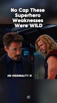Superhero Weaknesses That Are Actually Kind of Cool 😎 #ironman