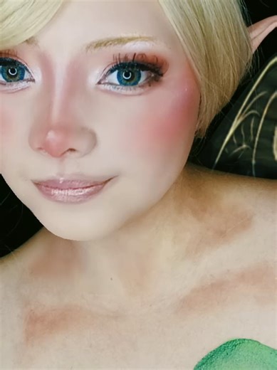 TINKERBELL 🧚🏻‍♀️ MAKEUP 🧚🏻‍♀️🍃✨#campanita #tinkerbelle #MAKEUP #COSPLAY