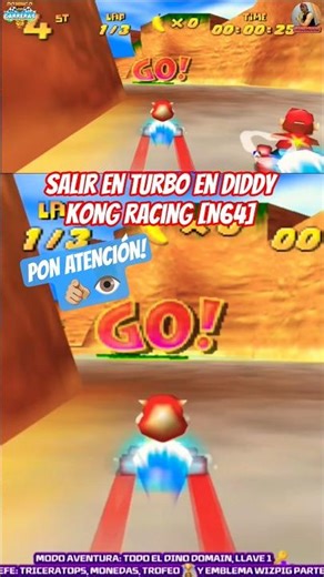 Cómo Salir en Turbo en Diddy Kong Racing [N64] Trucos | Técnicas | Tutorial | Joyas de Nintendo 64