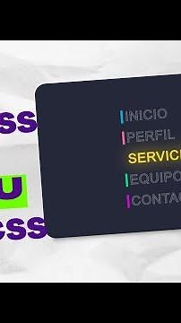 ▶️ Tutorial cómo hacer menu animado neon con HTML y CSS 💻