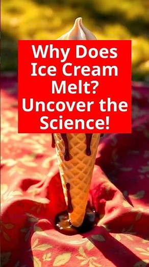 74-Why Your Ice Cream Actually Melts So Fast #science #icecream