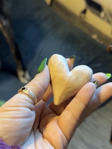 Wood Carving Progress: From Block to Heart Sculpture