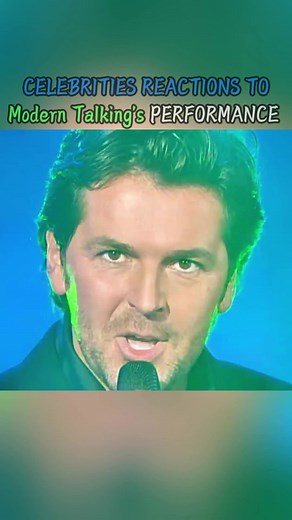Modern Talking live performance — celebrities react to Thomas Anders