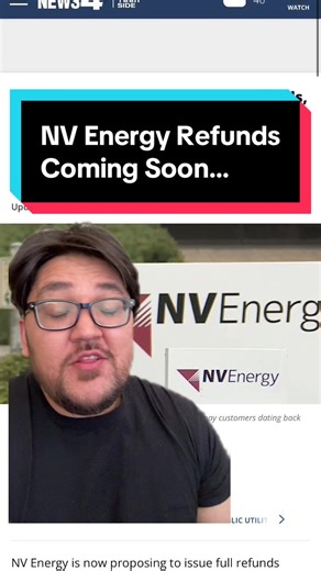 Las Vegas locals, this is big. NV Energy is now saying they’ll issue refunds to customers who were overcharged, possibly totaling $63 million, going back to 2002. This is a major shift from what they said just a week ago and it’s happening while they’re still pushing forward with a new demand charge that could raise bills for many households. Good news? Refunds may be coming. Concern? Your bill could still go up. Follow for updates that actually impact your cost of living in Vegas. #LasVegasNews