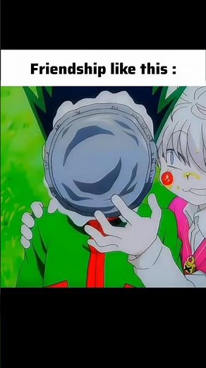 Killua and Gon's friendship🤝✨️✨️💯 [hunter x hunter] #hunterxhunterfandom #hunterxhunter