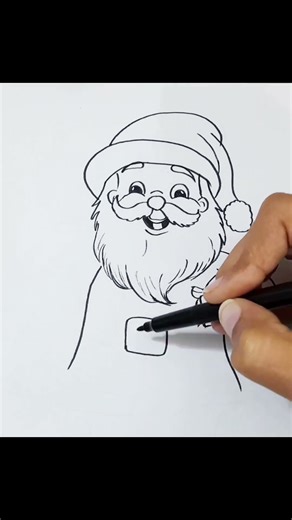 Santa Claus drawing #christmasdrawing #santaclausdrawing