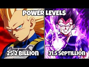 Power Level of Every Vegeta Form Explained!!
