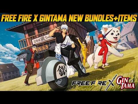 Free Fire X GINTAMA Collaboration New Bundles, Event || May and June Booyahpass Free Fire
