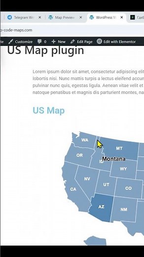 Make Any State Clickable in WordPress #interactivemap #shorts