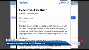 Jobseeker discovers scam on legitimate job search website