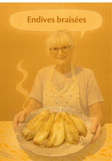 Recette d'endives braisées facile et délicieuse