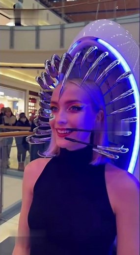 Automatic Makeup Machine Transforms Her Face in Seconds! 😱✨