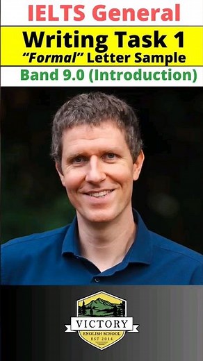IELTS General Writing Task 1 Formal Letter band 9 (Part 1)