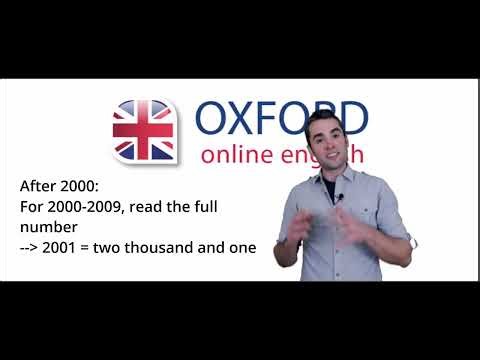 How to read dates in english - spoken english