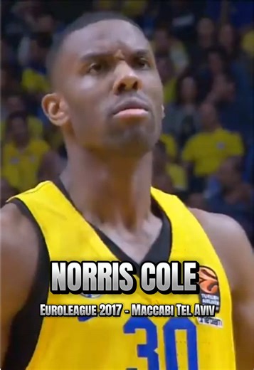 Norris Cole's Impact in Euroleague 2017 with Maccabi Tel Aviv