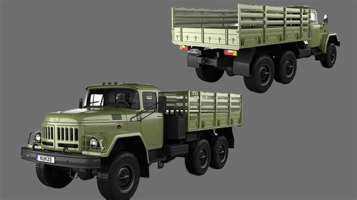 【MAYA建模】东风大卡车模型制作，，maya教程载具建模零基础教学