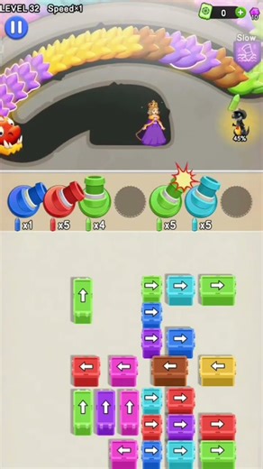 🚀 Tricky Arrow Puzzle | Dragon Escape Challenge 🐉 || #androidgames #gaming