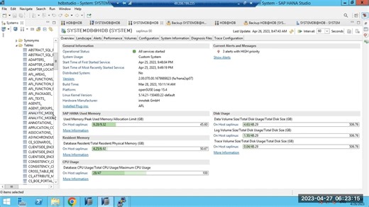 SAP HANA - Administration(Using HANA STUDIO) - Day -4