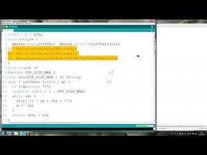 arduino как преобразовать число в строку intToCharFoo