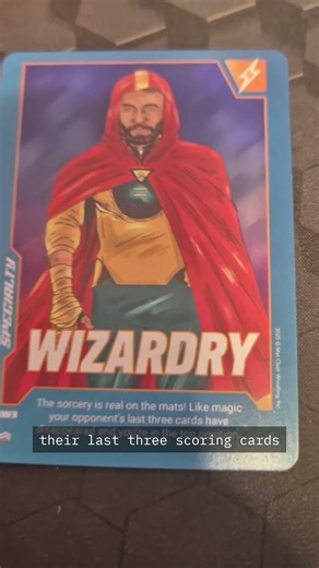Down 10–1… then the Wizardry card flips EVERYTHING. 🧙‍♂️🔥 #MatClash #Wrestling #CardGame