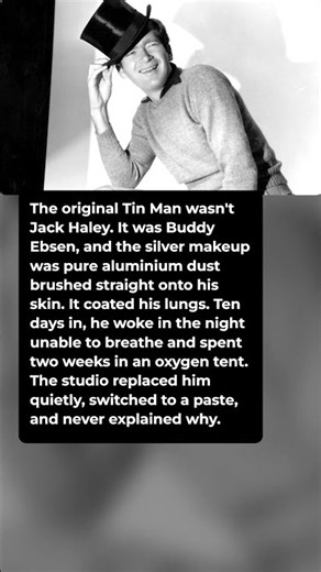 The Makeup Nearly Killed The First Tin Man 🪓 - The Wizard of Oz