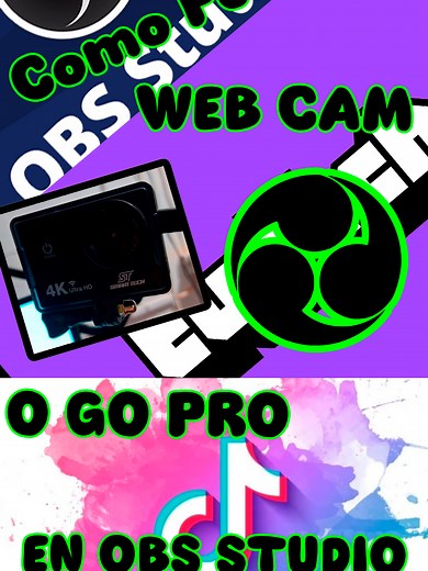 Cómo poner Cámara Web o GoPro en OBS Studio