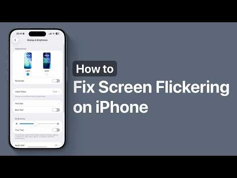 iPhone Screen Flickering or Glitching? Try These Fixes!