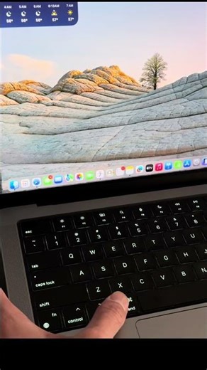 How to clear everything to see desktop on MacBook iMac