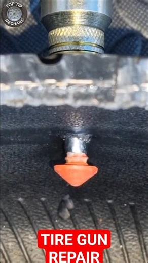 Tire Repair Gun Plug - What Happens Inside The Tire ? #tirerepair #tiregun #tireplug #howitworks