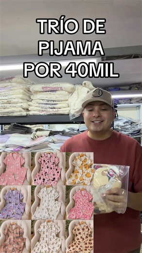Trío de pijama por 40.000 pesos – entrega inmediata