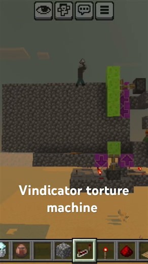 Vindicator ￼torture machine #minecraft