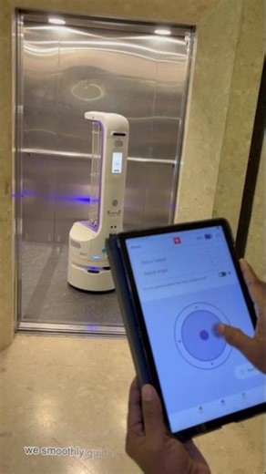 Violet Gen4 in Elevator Threshold | Haystack Robotics #robotics #innovation #automobile