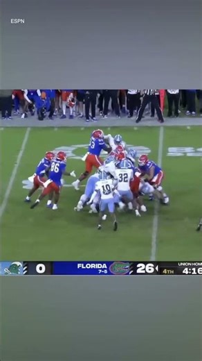 He really hit the Heisman 🤣