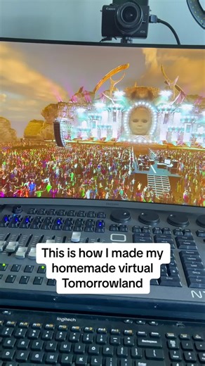 Behind the scene of my DIY virtual electronic music festival made with unreal 5 for my DJ livestream #dj #diy #homemade #project #3d #artist #virtual #production #studio #party #festival #edm #gaming #virtualreality #musicvideo #stage #lighting #design #musicfestival