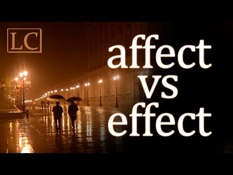 Grammar Spotlight: Affect vs Effect