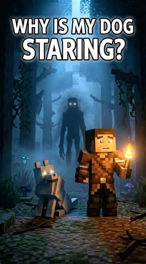 Minecraft file #9 My Dog Was Staring Behind Me… 😨 | #minecraft #minecrafthorror #horror