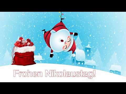 Ein kleiner Nikolausgruß Viele liebe Grüße zum Nikolaus Tag – Nikolausgrüße Video zum Versenden