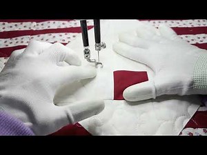 Free Motion Quilting All Over Heart Design