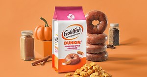 Goldfish run on Dunkin'? Companies partner to create pumpkin spice graham crackers