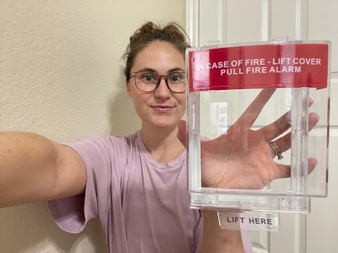 What I noticed about this fire alarm cover