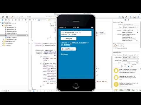 iOS Working With Location Services Tutorial | Geocoding