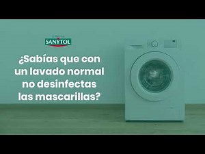 SANYTOL consejos de higiene | Desinfección Mascarillas en 3 pasos