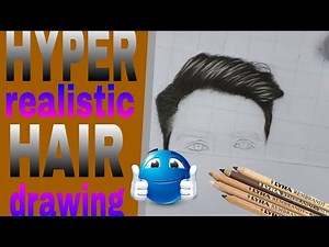 How to draw realistic hair || Hair drawing for beginners #artvideo #indianart
