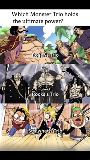 Which Monster Trio holds the ultimate power? #onepiece #shorts #powerlevel