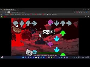 Playing the mod "Tricky" week 1 (not fc)