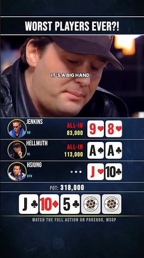 HELLMUTH CALLS THEM THE WORST 😳 #poker #pokerstrategy